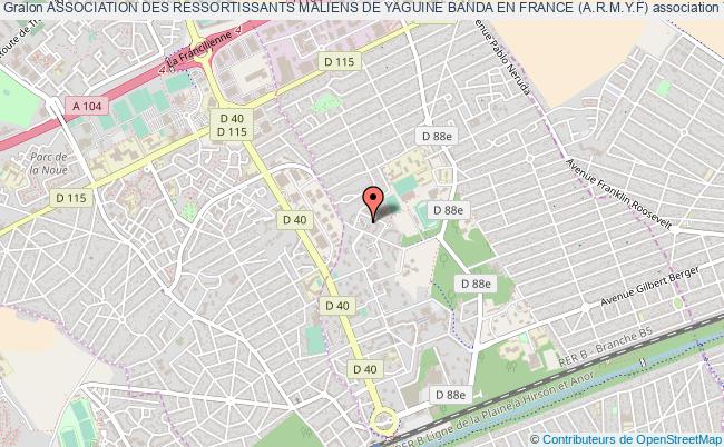 plan association Association Des Ressortissants Maliens De Yaguine Banda En France (a.r.m.y.f) Tremblay-en-France