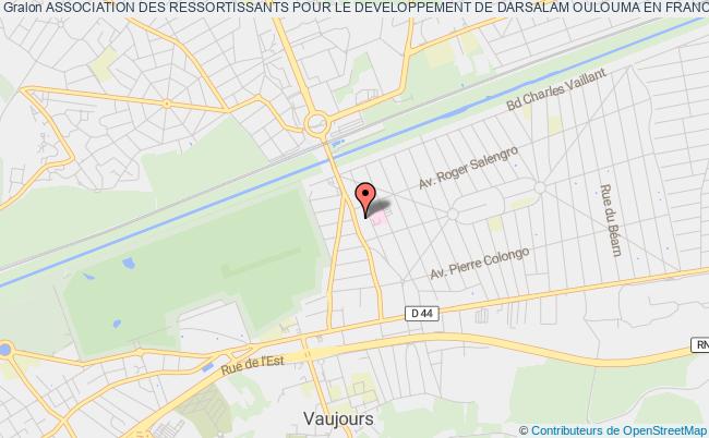 plan association Association Des Ressortissants Pour Le Developpement De Darsalam Oulouma En France (arddo -france) Tremblay-en-France