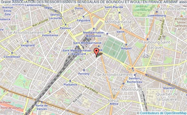plan association Association Des Ressortissants Senegalais De Boundou Et Wouli En France Arsbwf Paris