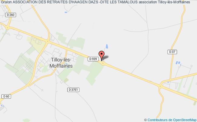 plan association Association Des Retraites D'haagen Dazs -dite Les Tamalous Tilloy-lès-Mofflaines