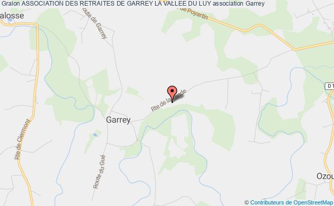 plan association Association Des Retraites De Garrey La Vallee Du Luy Garrey