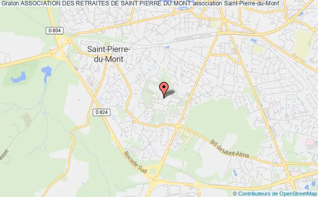 plan association Association Des Retraites De Saint Pierre Du Mont Saint-Pierre-du-Mont