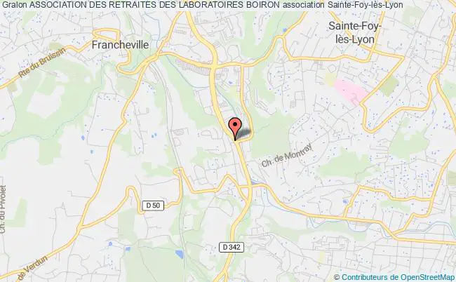plan association Association Des Retraites Des Laboratoires Boiron Sainte-Foy-lès-Lyon