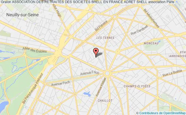 plan association Association Des Retraites Des Societes Shell En France Adret Shell Paris