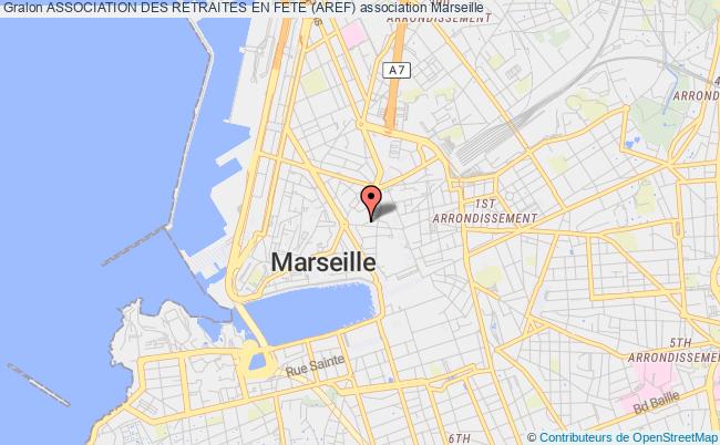 plan association Association Des Retraites En Fete (aref) Marseille