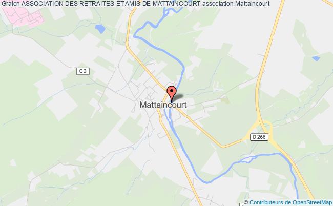 plan association Association Des Retraites Et Amis De Mattaincourt Mattaincourt