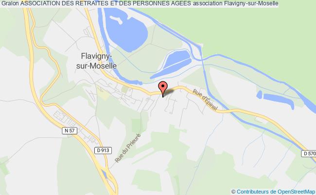 plan association Association Des Retraites Et Des Personnes Agees Flavigny-sur-Moselle