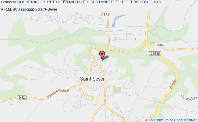 plan association Association Des Retraites Militaires Des Landes Et De Leurs Conjoints

A.r.m. 40 Saint-Sever