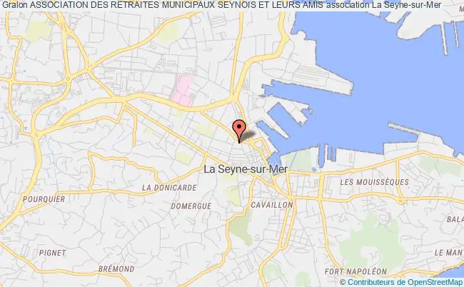 plan association Association Des Retraites Municipaux Seynois Et Leurs Amis La    Seyne-sur-Mer