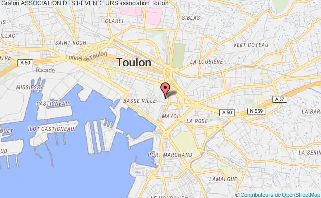 plan association Association Des Revendeurs Toulon
