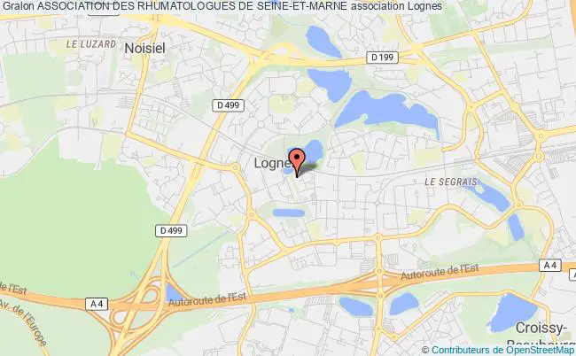 plan association Association Des Rhumatologues De Seine-et-marne Lognes