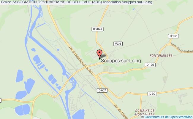 plan association Association Des Riverains De Bellevue (arb) Souppes-sur-Loing