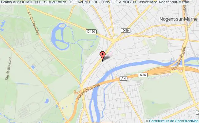 plan association Association Des Riverains De L'avenue De Joinville A Nogent Nogent-sur-Marne