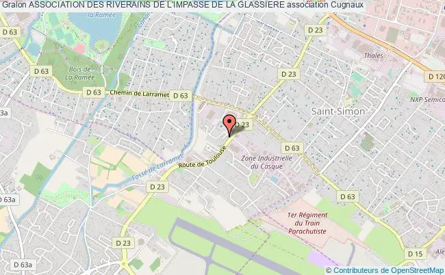 plan association Association Des Riverains De L'impasse De La Glassiere Cugnaux
