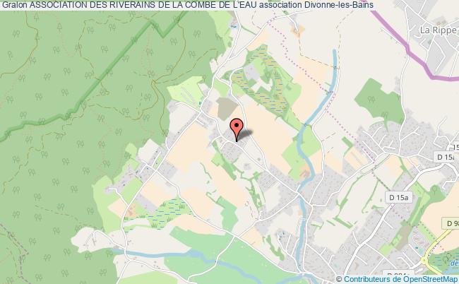 plan association Association Des Riverains De La Combe De L'eau Divonne-les-Bains