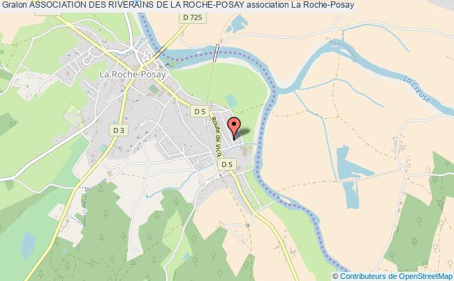 plan association Association Des Riverains De La Roche-posay La    Roche-Posay
