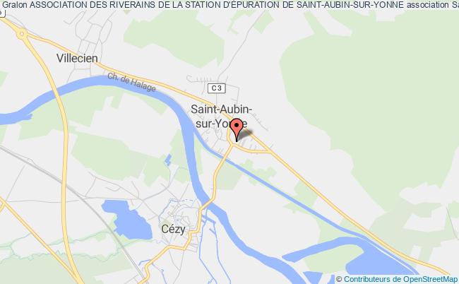 plan association Association Des Riverains De La Station D'Épuration De Saint-aubin-sur-yonne Saint-Aubin-sur-Yonne