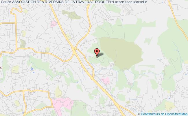 plan association Association Des Riverains De La Traverse Roquepin Marseille