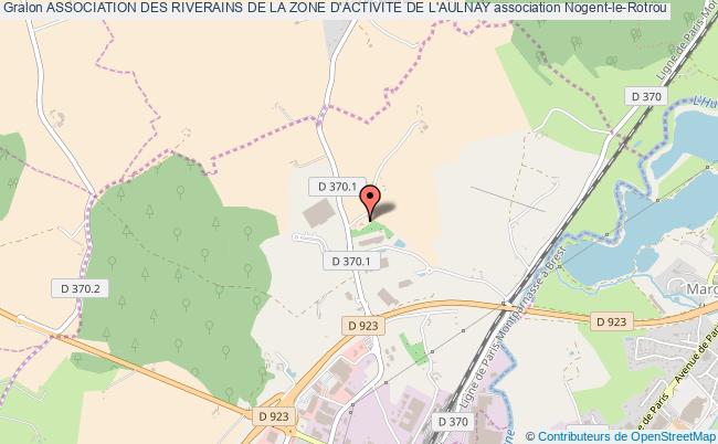 plan association Association Des Riverains De La Zone D'activite De L'aulnay Nogent-le-Rotrou