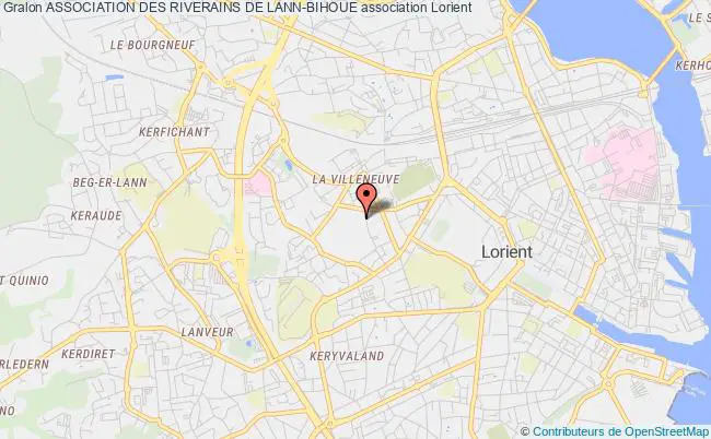 plan association Association Des Riverains De Lann-bihoue Lorient