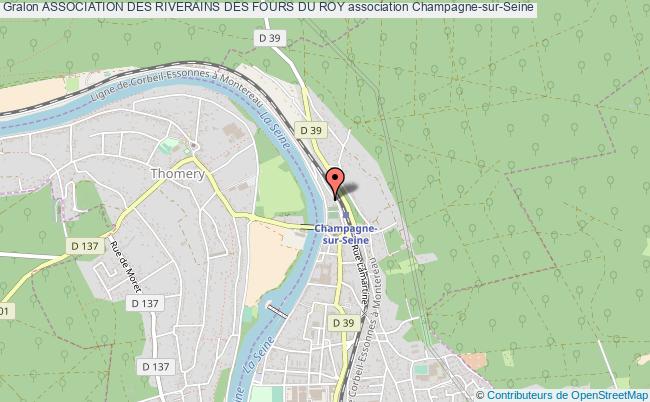 plan association Association Des Riverains Des Fours Du Roy Champagne-sur-Seine