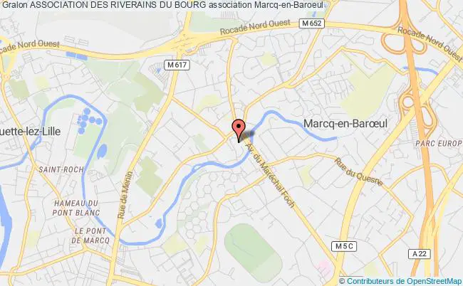 plan association Association Des Riverains Du Bourg Marcq-en-Baroeul