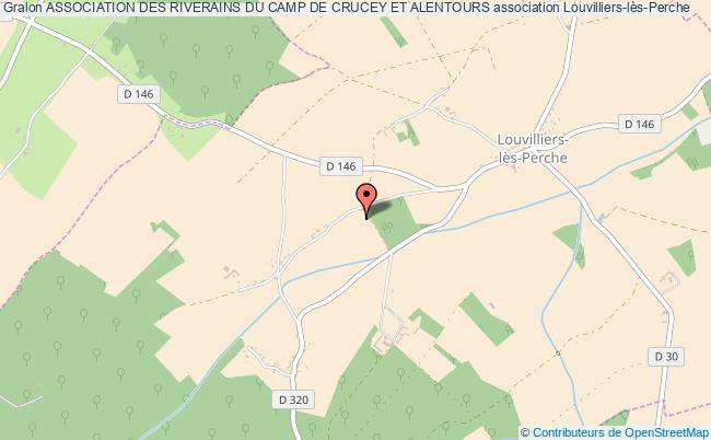 plan association Association Des Riverains Du Camp De Crucey Et Alentours Louvilliers-lès-Perche