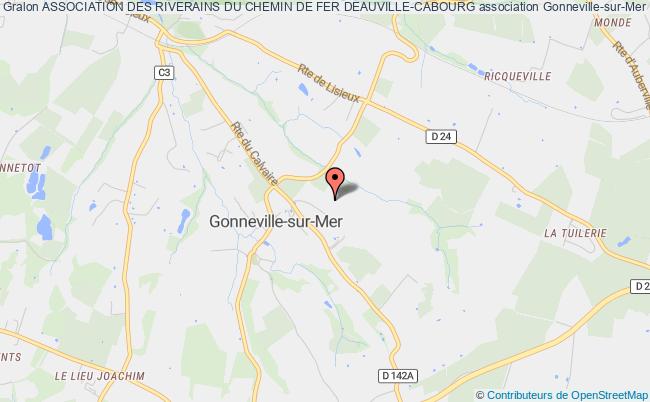 plan association Association Des Riverains Du Chemin De Fer Deauville-cabourg Gonneville-sur-Mer