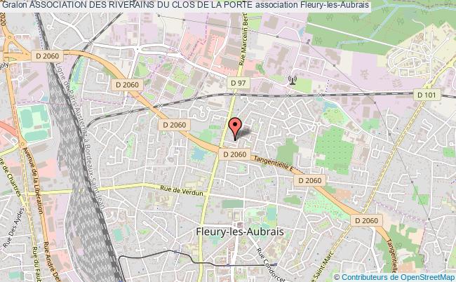plan association Association Des Riverains Du Clos De La Porte Fleury-les-Aubrais