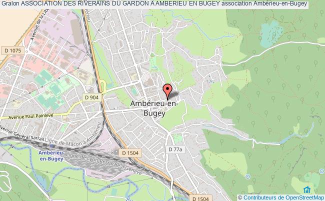 ASSOCIATION DES RIVERAINS DU GARDON A AMBERIEU EN BUGEY
