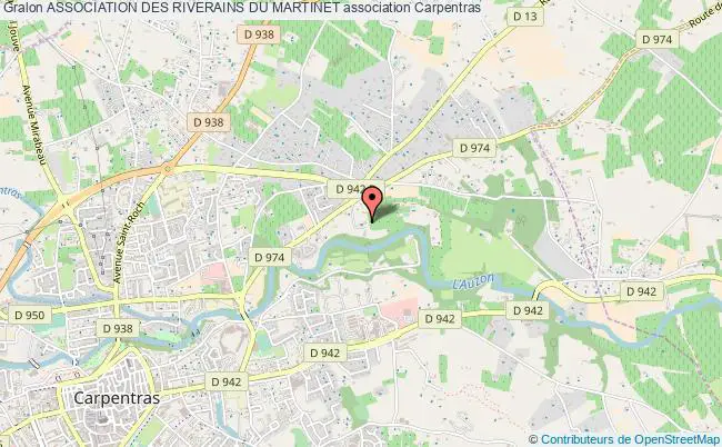 plan association Association Des Riverains Du Martinet Carpentras