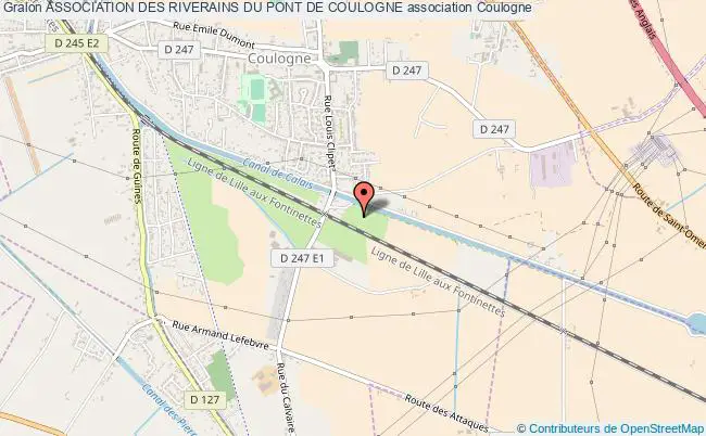 plan association Association Des Riverains Du Pont De Coulogne Coulogne