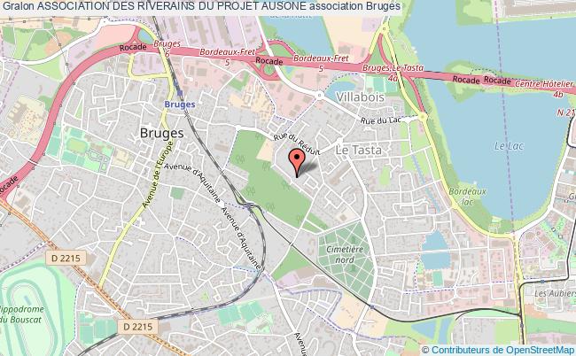 plan association Association Des Riverains Du Projet Ausone Bruges