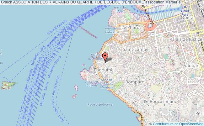 plan association Association Des Riverains Du Quartier De L'eglise D'endoume Marseille