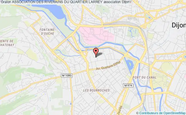plan association Association Des Riverains Du Quartier Larrey Dijon
