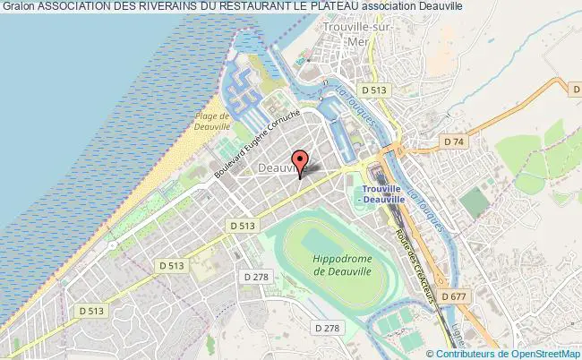 plan association Association Des Riverains Du Restaurant Le Plateau Deauville