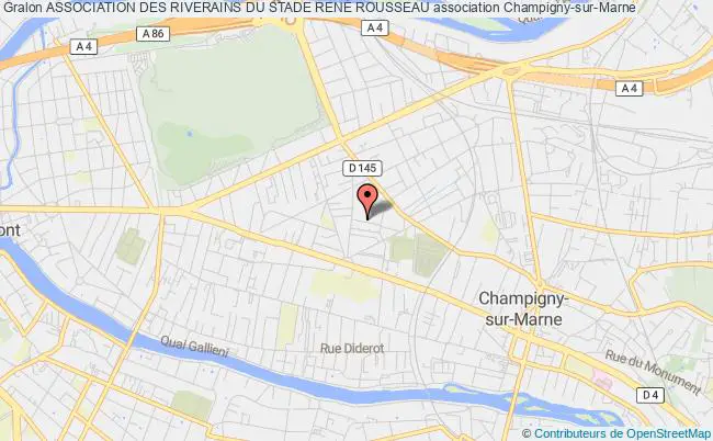 plan association Association Des Riverains Du Stade RenÉ Rousseau Champigny-sur-Marne