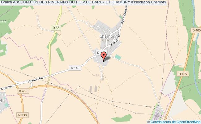 plan association Association Des Riverains Du T.g.v.de Barcy Et Chambry Chambry