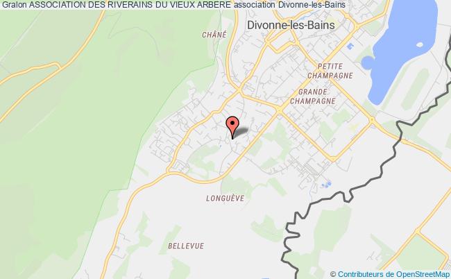 plan association Association Des Riverains Du Vieux Arbere Divonne-les-Bains