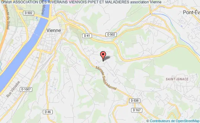 plan association Association Des Riverains Viennois Pipet Et Maladieres Vienne