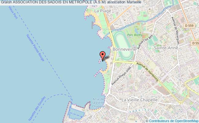 plan association Association Des Sadois En Metropole (a.s.m) Marseille 15e