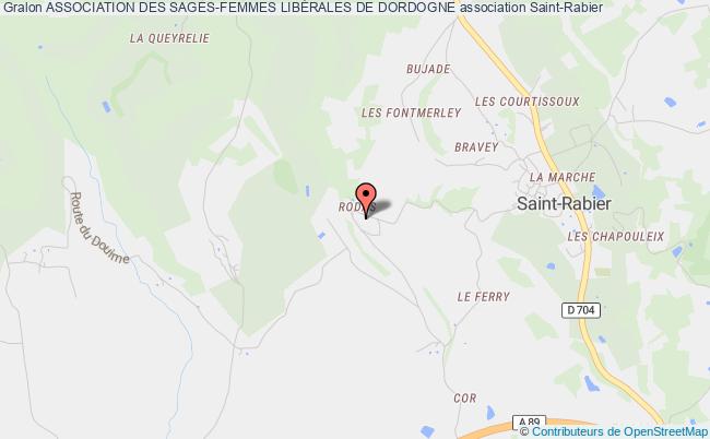 plan association Association Des Sages-femmes LibÉrales De Dordogne saint rabier