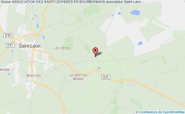 plan association Association Des Saint-leonides En Bourbonnais Saint-Léon