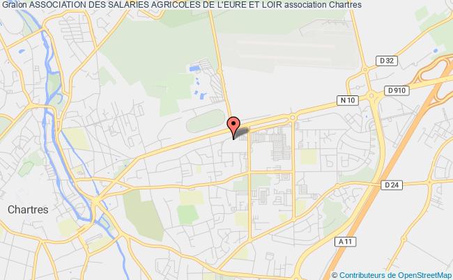 plan association Association Des Salaries Agricoles De L'eure Et Loir Chartres cedex