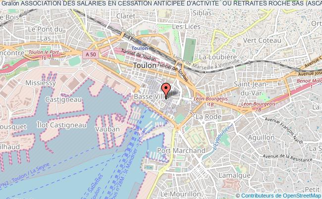 plan association Association Des Salaries En Cessation Anticipee D'activite  Ou Retraites Roche Sas (ascaaro) Toulon