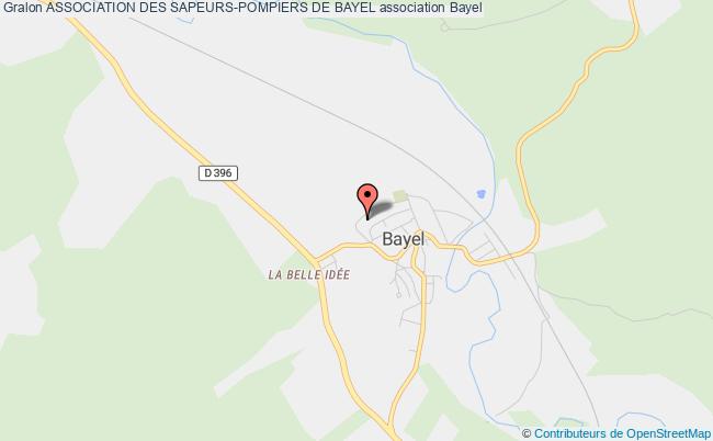 plan association Association Des Sapeurs-pompiers De Bayel Bayel