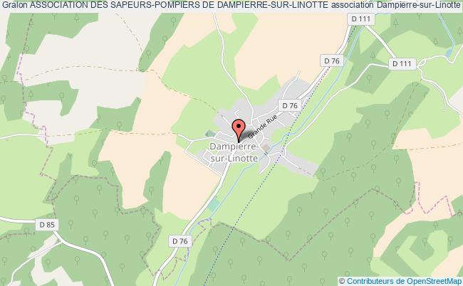 ASSOCIATION DES SAPEURS-POMPIERS DE DAMPIERRE-SUR-LINOTTE