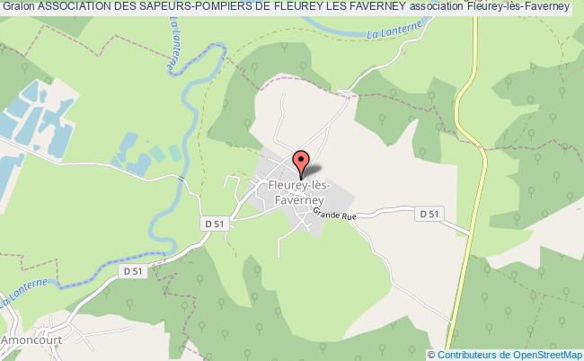 plan association Association Des Sapeurs-pompiers De Fleurey Les Faverney Fleurey-lès-Faverney
