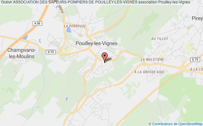 plan association Association Des Sapeurs-pompiers De Pouilley-les-vignes Pouilley-les-Vignes