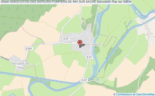 plan association Association Des Sapeurs-pompiers De Ray Sur Saone Ray-sur-Saône